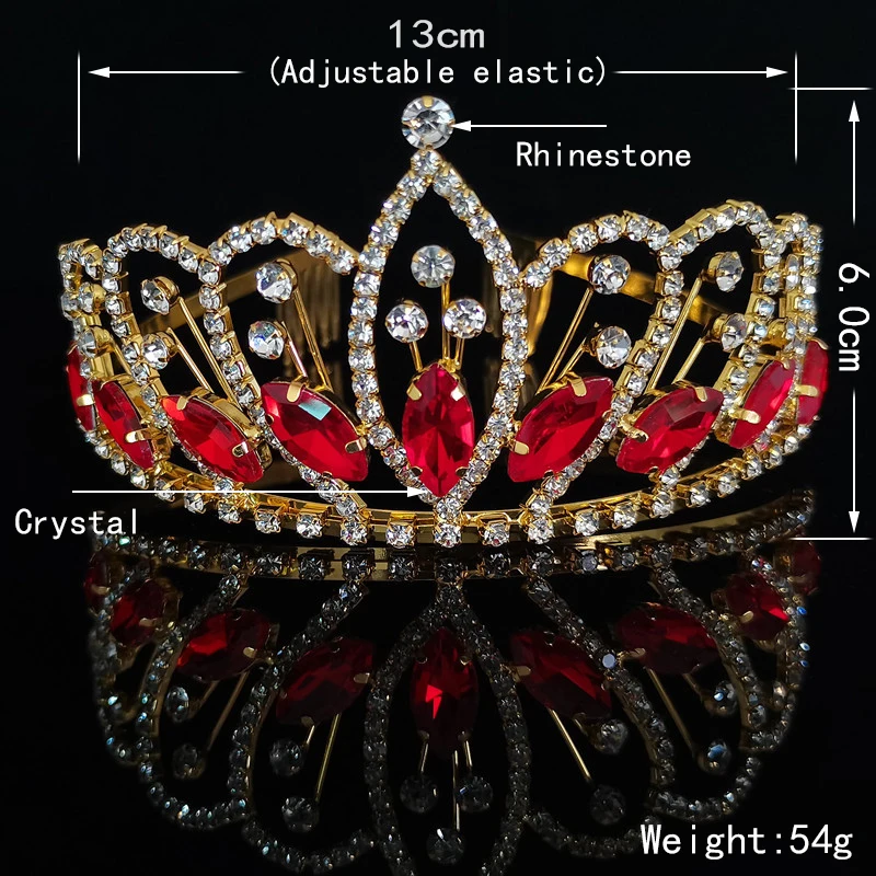 Fashion Wedding Crown For Bride Headpiece Baroque Tiaras And Crowns Princess Tiara Crystal Rhinestone Headband Hair Accessories | Украшения