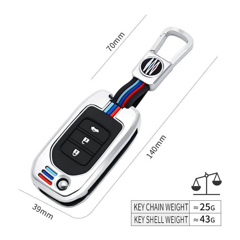 For Honda 2015-2018 CR-V HR-V Accord JADE Crider Civic Car Zinc Alloy Color bar Foldable Remote Control Key Bag Protective Shell
For Honda 2015-2018 CR-V HR-V Accord JADE Crider Civic Car Zinc Alloy Color bar Foldable Remote Control Key Bag Protective Shell