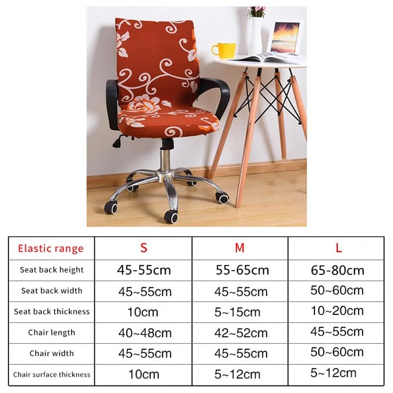 Elastic Office Chair Cover Removable Water Resistant Chair Slipcover For Rotating Computer Desk Seat Armchair Home Decor
Elastic Office Chair Cover Removable Water Resistant Chair Slipcover For Rotating Computer Desk Seat Armchair Home Decor