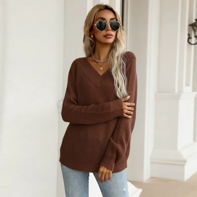 2021 Autumn Vintage Sweater New V-neck Long-sleeved Knitted Sweater Winter Tops for Women 2020 Fall Winter Harajuku Pullover New
2021 Autumn Vintage Sweater New V-neck Long-sleeved Knitted Sweater Winter Tops for Women 2020 Fall Winter Harajuku Pullover New