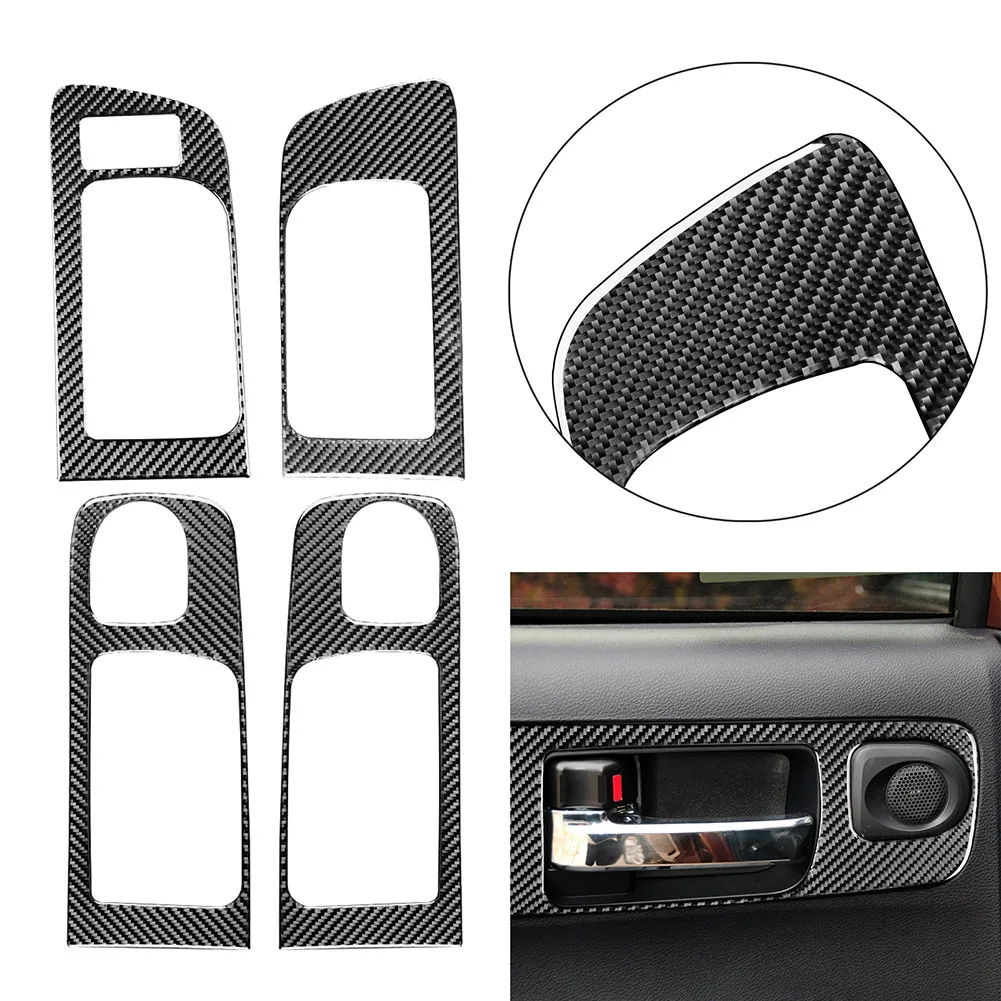 4pcs Car Inner Door Handle Frame Decoration Cover ABS Carbon Fiber Sticker For Toyota Tundra 2014-2018
4pcs Car Inner Door Handle Frame Decoration Cover ABS Carbon Fiber Sticker For Toyota Tundra 2014-2018