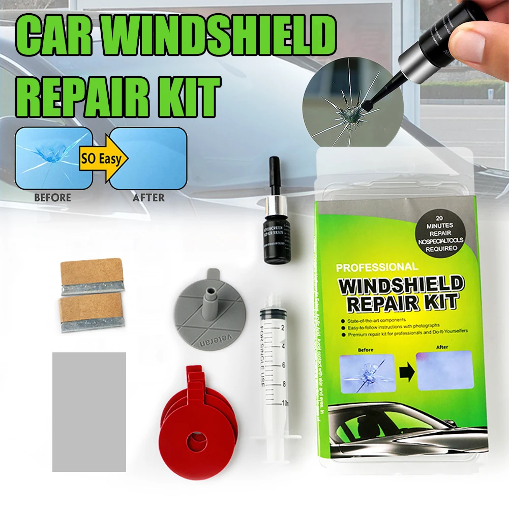 Windshield Repair Kit Quick Fix Car Cracked Glass Windscreen Repair Tool Kit Resin Sealer DIY Auto Window Screen Polishing
Windshield Repair Kit Quick Fix Car Cracked Glass Windscreen Repair Tool Kit Resin Sealer DIY Auto Window Screen Polishing