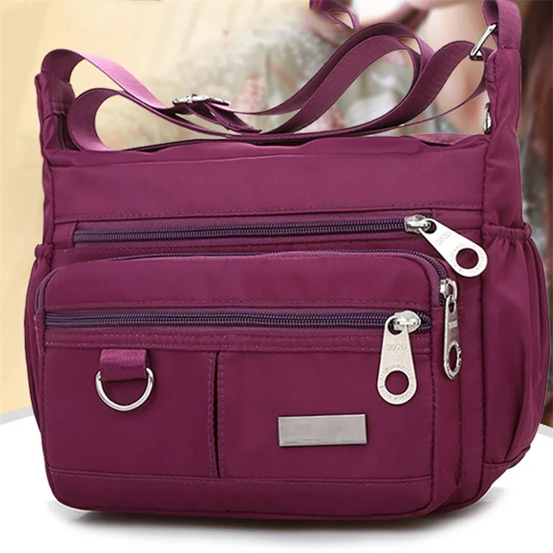 New Women's Shoulder Bag Waterproof Nylon Messenger Bag Casual Shoulder Large Capacity Fashion Handbag Lady Messenger Bag
New Women's Shoulder Bag Waterproof Nylon Messenger Bag Casual Shoulder Large Capacity Fashion Handbag Lady Messenger Bag