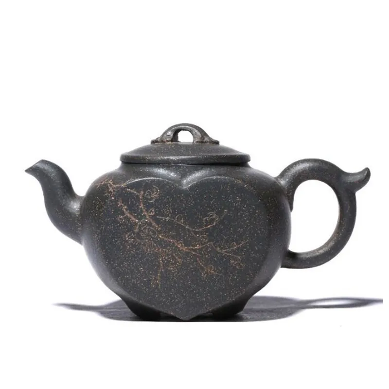 Yixing Tea Pot Heart Shape Purple Clay Teapot Filter Beauty Kettle Chinese Teaware Tea Ceremony Gifts Tie Guanyin 210ml
Yixing Tea Pot Heart Shape Purple Clay Teapot Filter Beauty Kettle Chinese Teaware Tea Ceremony Gifts Tie Guanyin 210ml