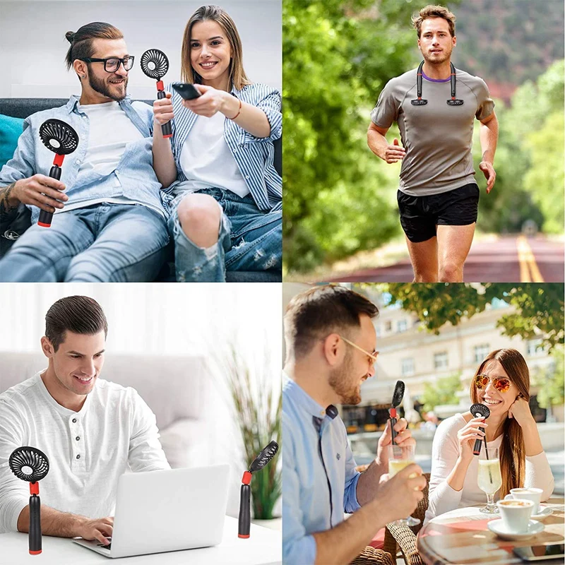 Detachable Blameless Hand Held & Hanging Neck Fan Portable Neck Fan Can Split Into 2 Pack of Handheld Fan Rechargeable
Detachable Blameless Hand Held & Hanging Neck Fan Portable Neck Fan Can Split Into 2 Pack of Handheld Fan Rechargeable
