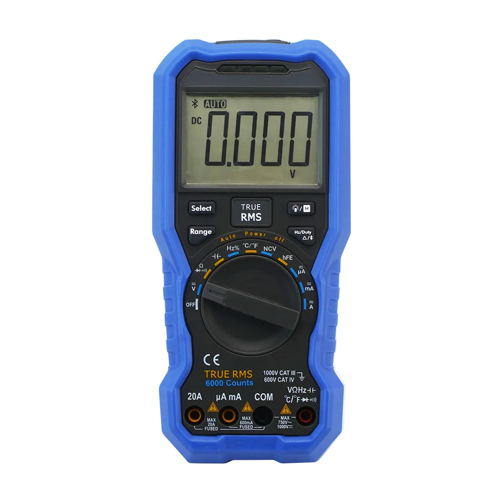 Multimeter Bluetooth Digital Data Logger Temperature OW18B NCV True RMS Thermocouple Flashlight App AC/DC Current Voltage Meter
Multimeter Bluetooth Digital Data Logger Temperature OW18B NCV True RMS Thermocouple Flashlight App AC/DC Current Voltage Meter