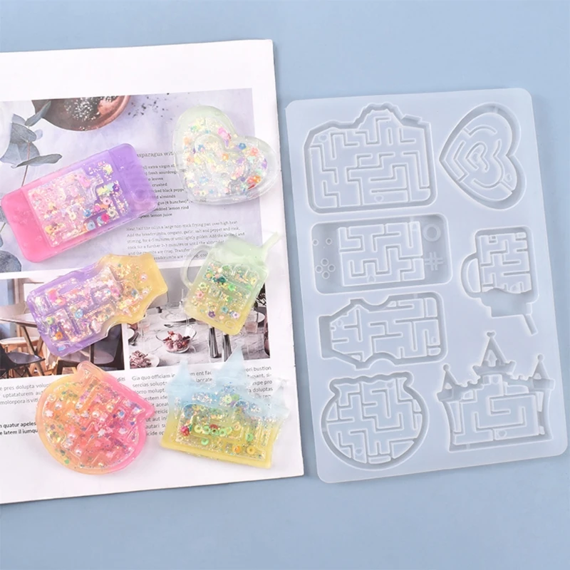 Зыбучие пески силиконовые формы с украшением в виде кристаллов эпоксидная смола, форма поделки своими руками для изготовления ювелирных из...
Зыбучие пески силиконовые формы с украшением в виде кристаллов эпоксидная смола, форма поделки своими руками для изготовления ювелирных из...