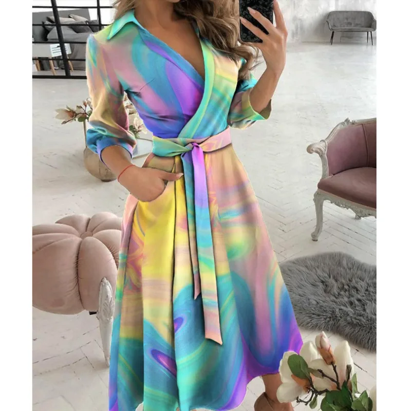 2021 Spring New Women Fashion Long Sleeve V-Neck Letters Butterfly Slimming Bandage A-Line Dresses Casual Long Vestidos
2021 Spring New Women Fashion Long Sleeve V-Neck Letters Butterfly Slimming Bandage A-Line Dresses Casual Long Vestidos