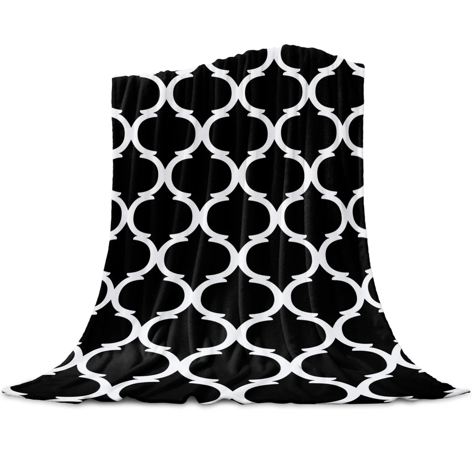 Black Morocco Blankets for Beds Home Bedspread Travel Flannel Blanket Throw Blanket for Sofa
Black Morocco Blankets for Beds Home Bedspread Travel Flannel Blanket Throw Blanket for Sofa