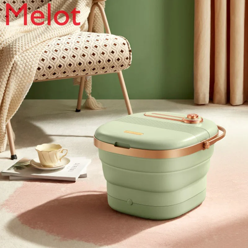 High-End Luxury Retro Foldable Foot Bath Barrel Household Massage Feet-Washing Basin Electric Heating Foot Bath Tub
High-End Luxury Retro Foldable Foot Bath Barrel Household Massage Feet-Washing Basin Electric Heating Foot Bath Tub