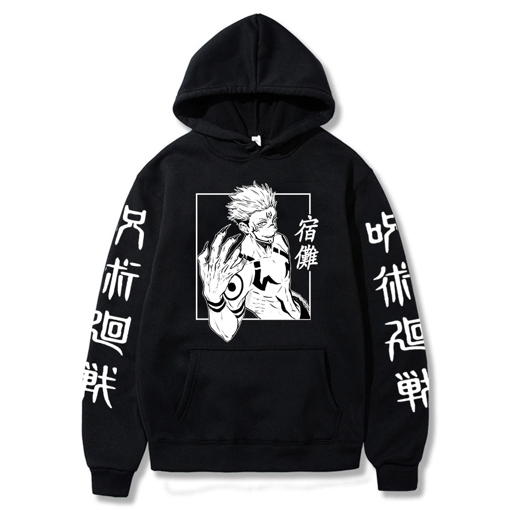 Japanese Anime Funny Sukuna Hoodies Japan Style Jujutsu Kaisen Sweatshirts Streetwear for Women/men
Japanese Anime Funny Sukuna Hoodies Japan Style Jujutsu Kaisen Sweatshirts Streetwear for Women/men