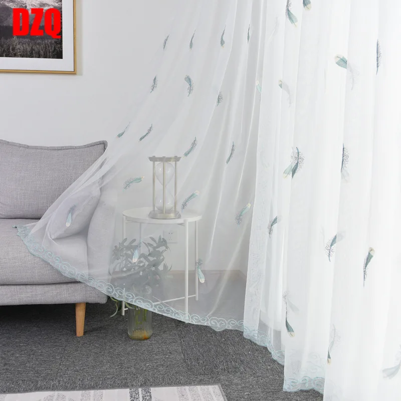 Customizable Embroidered Feather Tulle Curtain for Living Room Hot Sale White Tulle Curtain Romantic Princess Room
Customizable Embroidered Feather Tulle Curtain for Living Room Hot Sale White Tulle Curtain Romantic Princess Room