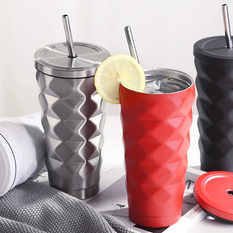 Stainless Steel Insulated Cup Vacuum Flasks Water Bottle Thermos 600ml Insulated Thermos Car Travel Drink Bottle With Straw
Stainless Steel Insulated Cup Vacuum Flasks Water Bottle Thermos 600ml Insulated Thermos Car Travel Drink Bottle With Straw