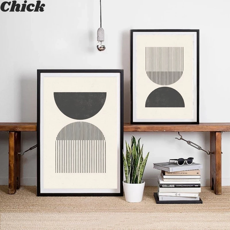 Mid Century Style Woodblock Posters Print In Classic Geometric Shapes & Neutral Colors Canvas Painting Wall Picture Home Decor
Mid Century Style Woodblock Posters Print In Classic Geometric Shapes & Neutral Colors Canvas Painting Wall Picture Home Decor