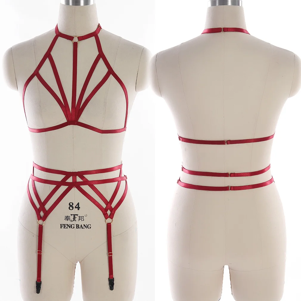 Wine Red Body Harness Pole Dance Harness Cupless Bra Punk Goth Rave Waist Leg Garter Bondage Sexy Lingerie Body Cage Sword Belt
Wine Red Body Harness Pole Dance Harness Cupless Bra Punk Goth Rave Waist Leg Garter Bondage Sexy Lingerie Body Cage Sword Belt