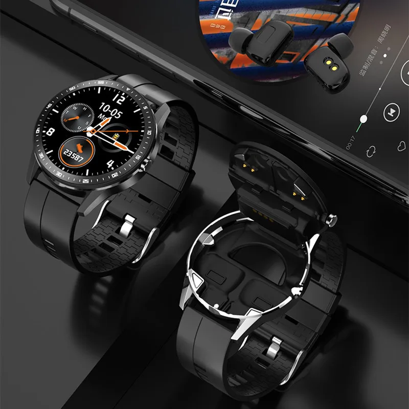 X6 Smart Watch TWS Bluetooth Earphone 2In1 Heart Rate Blood Pressure Monitor Sport Smartwatch Fitness Clock for Android IOS
X6 Smart Watch TWS Bluetooth Earphone 2In1 Heart Rate Blood Pressure Monitor Sport Smartwatch Fitness Clock for Android IOS