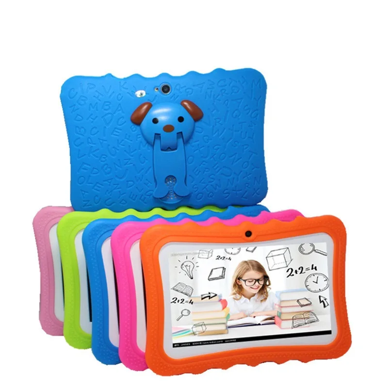 

Детский планшет Glavey, 7 дюймов, 4 ядра, 1024*600, 512 МБ + 8 Гб, Allwinner A33 +, милый защитный чехол для детей, Android 4,4