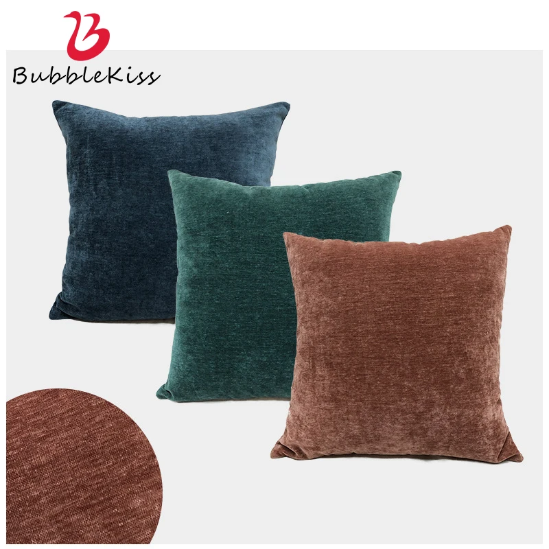 Bubble Kiss Pure Color Cushion Covers Chenille Home Sofa Throw Pillow Case Soft Square Bedding Decorative Pillowcovers 45X45CM
Bubble Kiss Pure Color Cushion Covers Chenille Home Sofa Throw Pillow Case Soft Square Bedding Decorative Pillowcovers 45X45CM