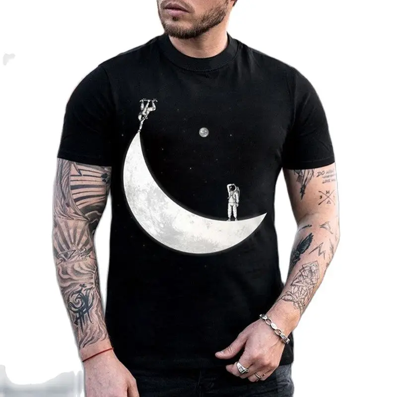 2021 new large size trend short-sleeved shirt men's personality fashion printed t-shirt men
2021 new large size trend short-sleeved shirt men's personality fashion printed t-shirt men