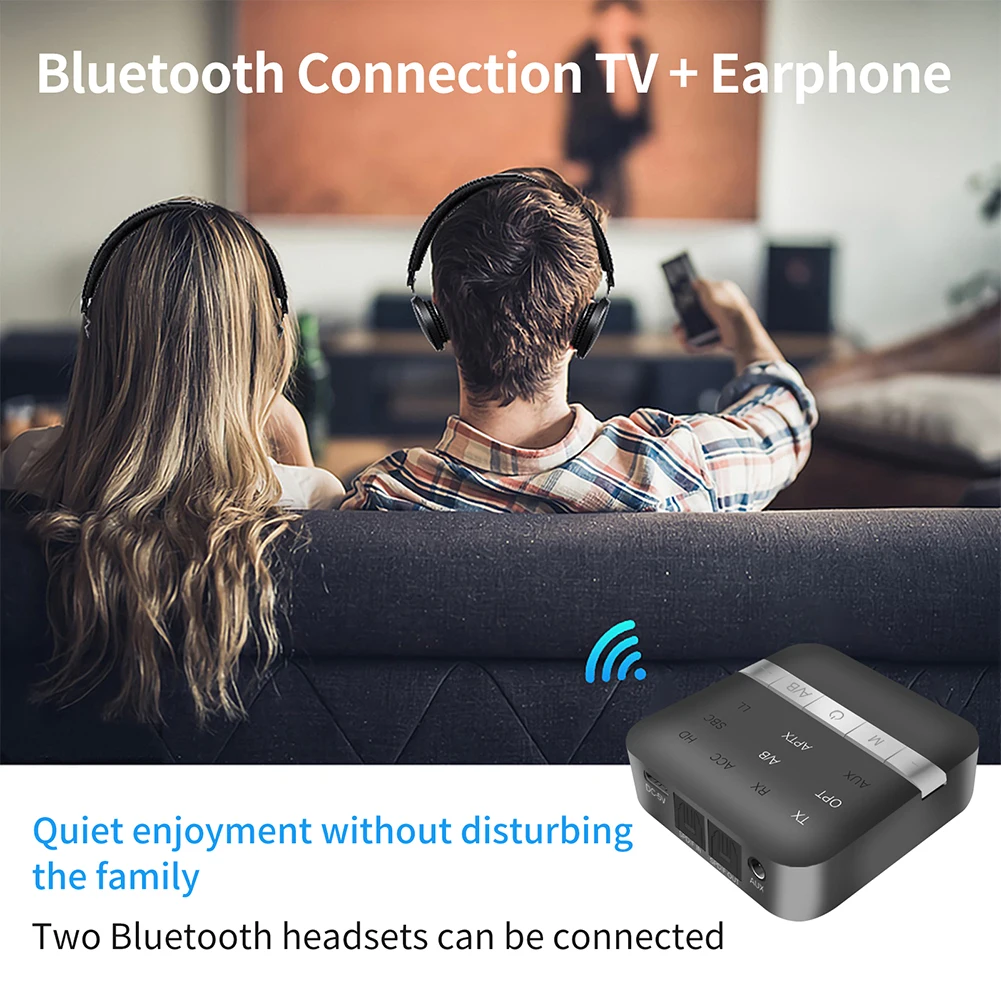 TX200 AptX HD LL Low Latency Bluetooth 5.0 Transmitter Receiver Music CSR8675 TV PC Audio Wireless Adapter
TX200 AptX HD LL Low Latency Bluetooth 5.0 Transmitter Receiver Music CSR8675 TV PC Audio Wireless Adapter