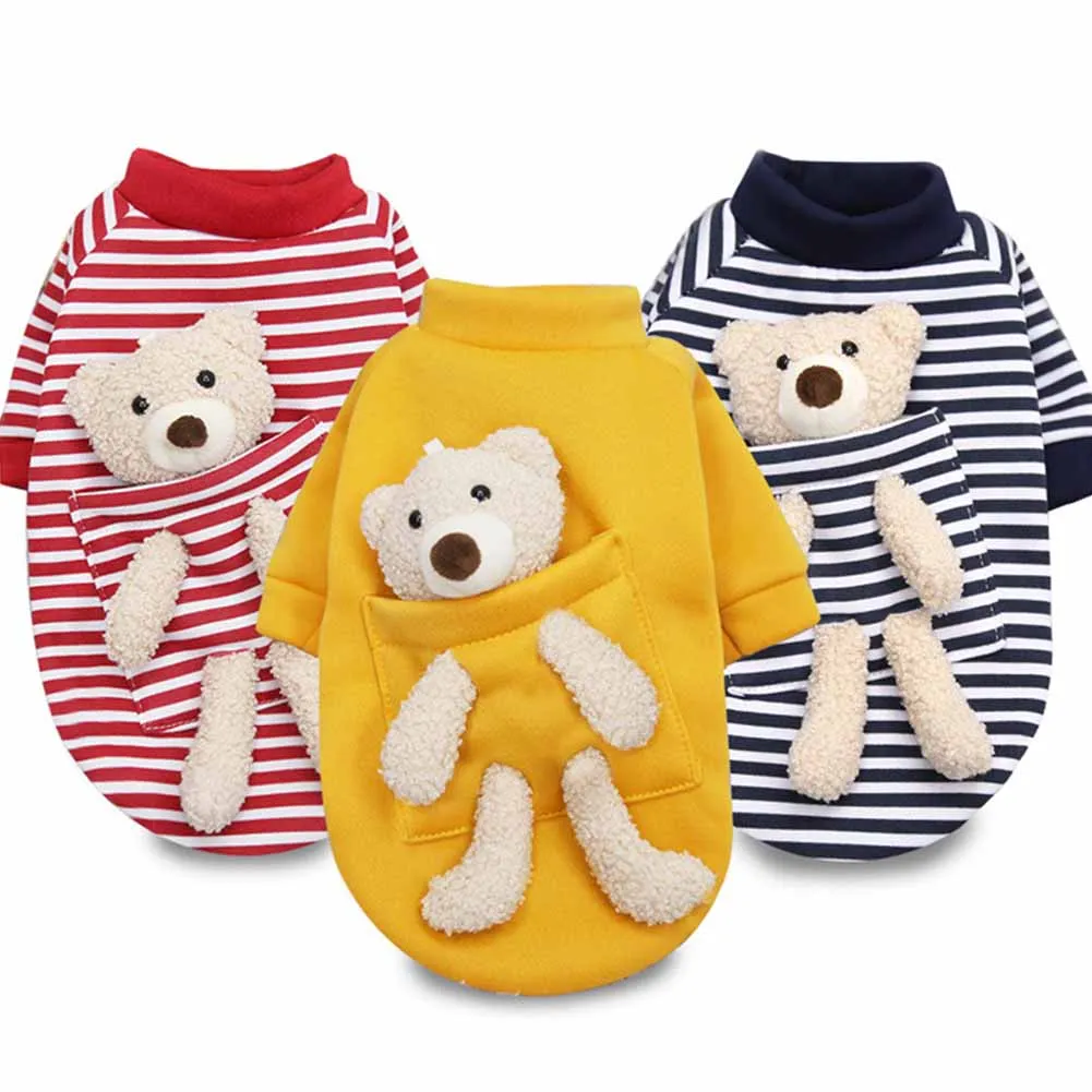 New Autumn And Winter Dog Jersey Sweater Spring Cat Cute Bear Pet dog Clothes For Small Dogs Chihuahua Teddy Yorkies
New Autumn And Winter Dog Jersey Sweater Spring Cat Cute Bear Pet dog Clothes For Small Dogs Chihuahua Teddy Yorkies