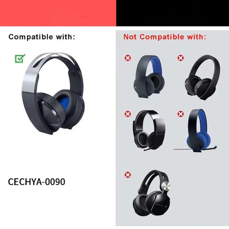 1 Pair Earmuff Soft Foam Ear Pads Ear Cushion for sony PS4 Platinum Wireless Headset model:CECHYA-0090
1 Pair Earmuff Soft Foam Ear Pads Ear Cushion for sony PS4 Platinum Wireless Headset model:CECHYA-0090