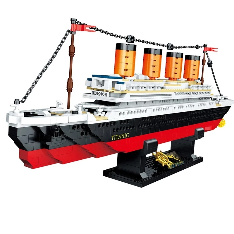 Creator Ideas Series Titanic High Difficulty Puzzle Assembled Sailboat Model Building Blocks Brick Toys Kids Birthday Gift
Creator Ideas Series Titanic High Difficulty Puzzle Assembled Sailboat Model Building Blocks Brick Toys Kids Birthday Gift