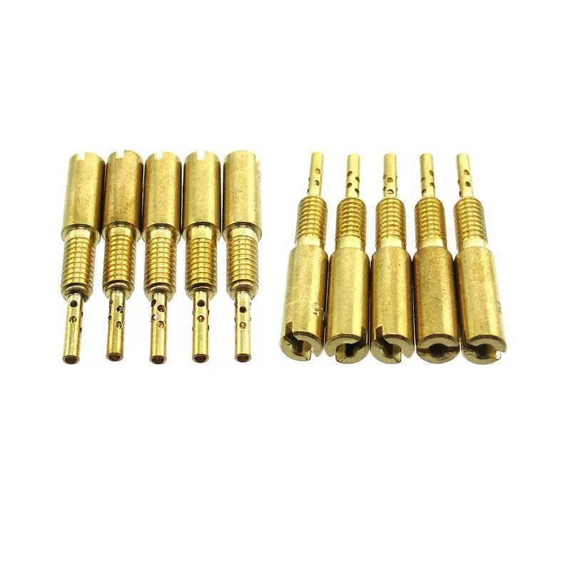 10pcs Carburetor Pilot Slow Jets #15-25 #30-40 For Mikuni 34 HS40 HSR VM28/486 TM40 High Quality Car Accessories
10pcs Carburetor Pilot Slow Jets #15-25 #30-40 For Mikuni 34 HS40 HSR VM28/486 TM40 High Quality Car Accessories
