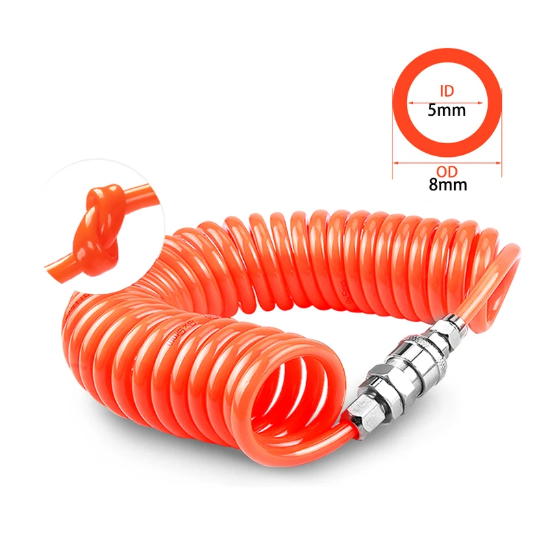 6m OD8×5 Polyurethane PU Air Compressor Hose Tube Pneumatic Hose Pipe for Compressor Air Tool EU PP20+SP20 Type Household Tools
6m OD8×5 Polyurethane PU Air Compressor Hose Tube Pneumatic Hose Pipe for Compressor Air Tool EU PP20+SP20 Type Household Tools