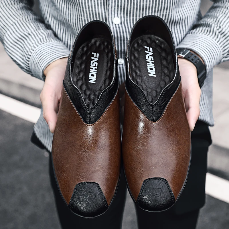 New Arrivals Men Casual Shoes Brand Fashion Loafers Handmade Casual Leather Shoes Men Soft Breathable Comfortable Driving Shoes
New Arrivals Men Casual Shoes Brand Fashion Loafers Handmade Casual Leather Shoes Men Soft Breathable Comfortable Driving Shoes