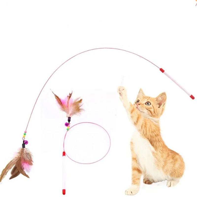 1pc Funny Cat Toy Fishing Rod Nteractive Cat Toys Kitten Cat Pet Toy Stick Teaser Rainbow Streamer With Feathe Pet Supplies
1pc Funny Cat Toy Fishing Rod Nteractive Cat Toys Kitten Cat Pet Toy Stick Teaser Rainbow Streamer With Feathe Pet Supplies