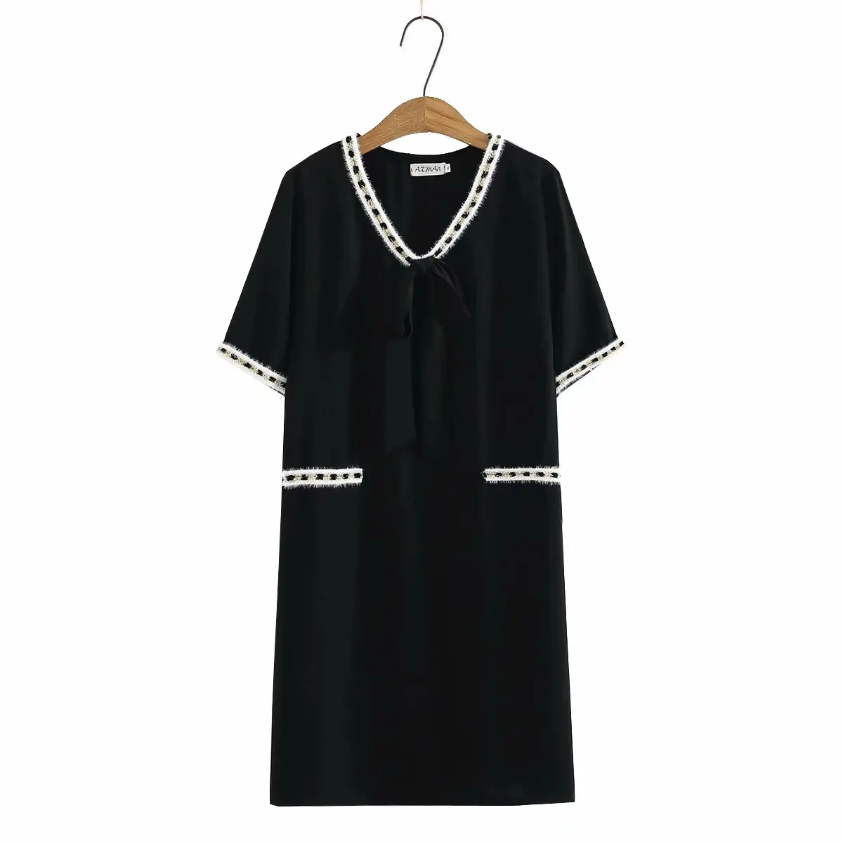 Plus size dress short sleeve V-Neck bow linen summer dresses 2021 black elegant casual women's dresses
Plus size dress short sleeve V-Neck bow linen summer dresses 2021 black elegant casual women's dresses