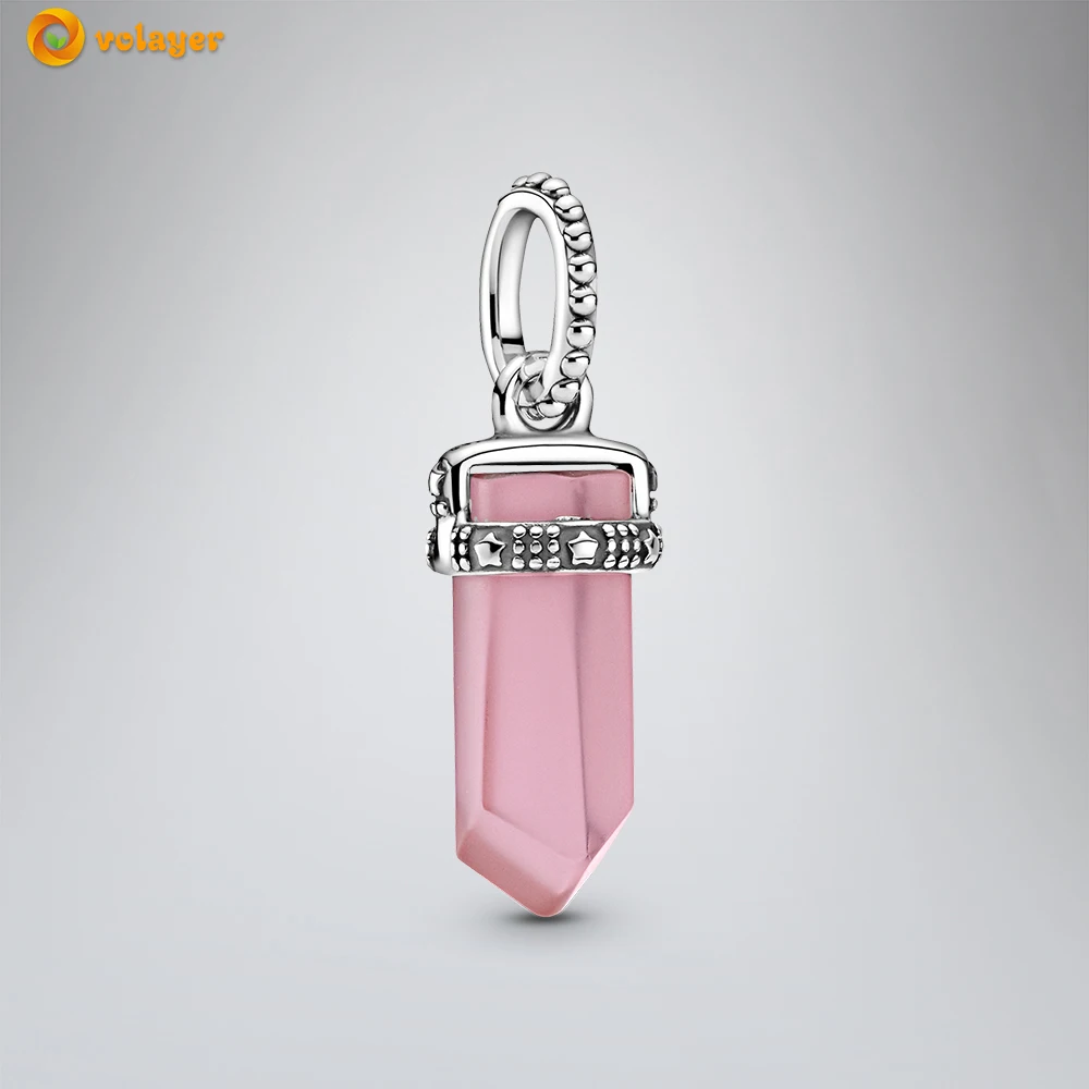 Volayer 925 Sterling Silver Pink Amulet Pendant fit Original Pandora Bracelets for Women Jewelry Making Birthday Gift
Volayer 925 Sterling Silver Pink Amulet Pendant fit Original Pandora Bracelets for Women Jewelry Making Birthday Gift