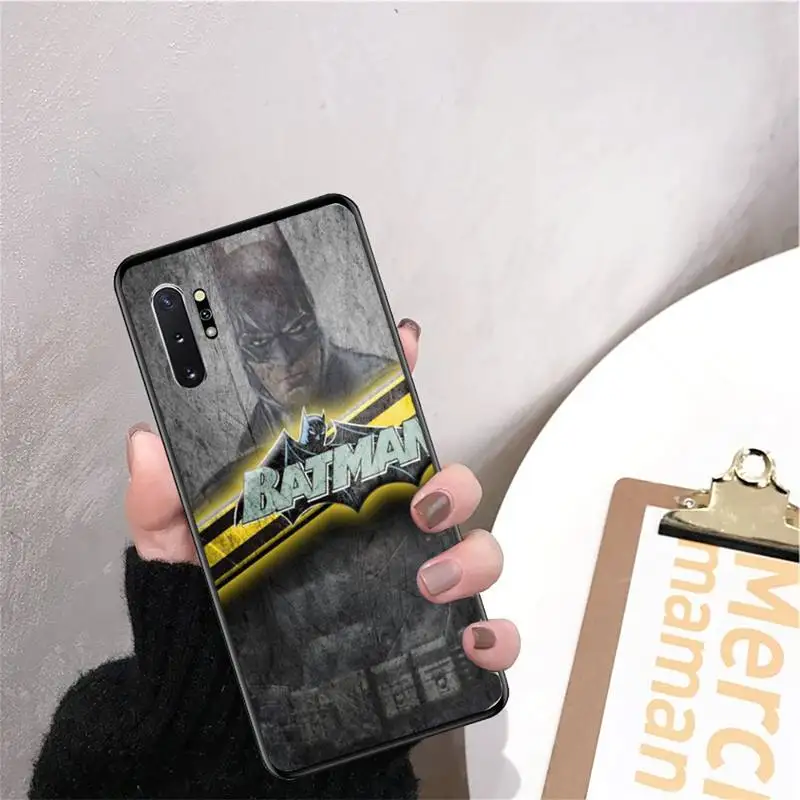Batmans Super Hero Phone Case For Samsung Note8 9 10 20 Case For Note10Pro 10lite 20ultra M20 M31 Funda Case
Batmans Super Hero Phone Case For Samsung Note8 9 10 20 Case For Note10Pro 10lite 20ultra M20 M31 Funda Case