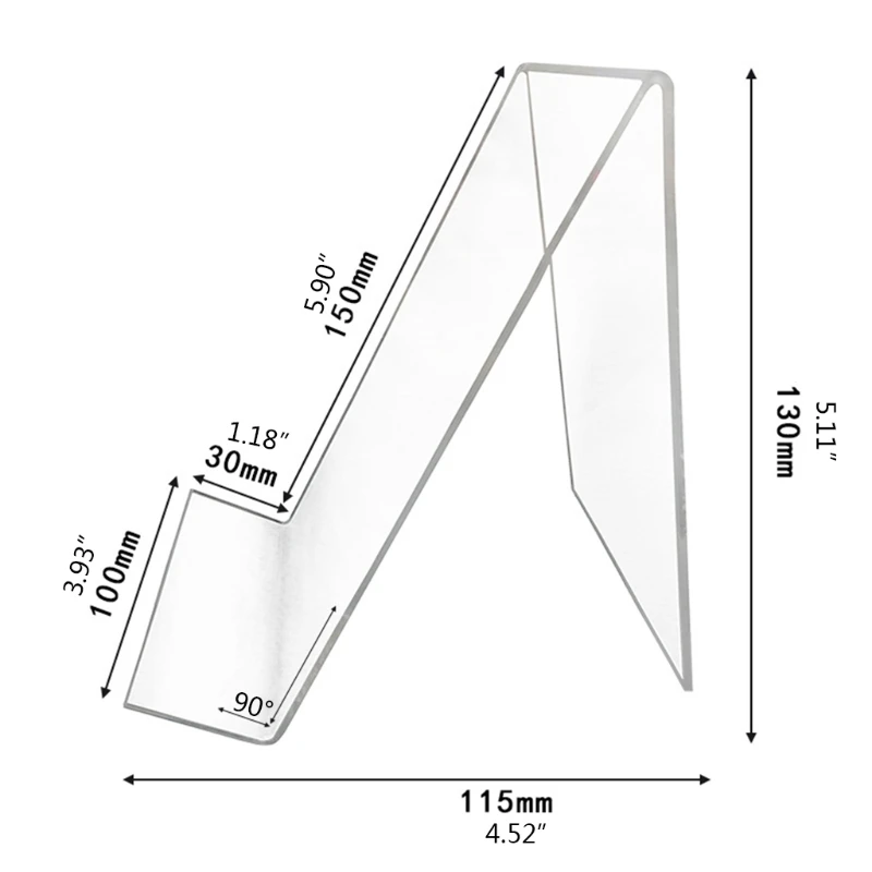 2021 New 5 Pcs Acrylic Book Stand 4 x 5-1/8 In Clear Acrylic Display Stands Clear Bookend
2021 New 5 Pcs Acrylic Book Stand 4 x 5-1/8 In Clear Acrylic Display Stands Clear Bookend