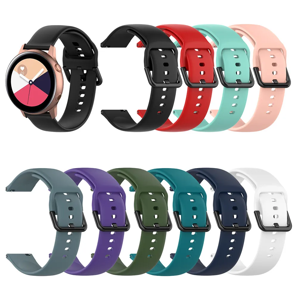 20mm Silicone Band for Samsung Galaxy Watch 42mm Active 2 40 44mm Gear S2 Soft Sport Watchband Strap Bracelet for Huami Amazfit
20mm Silicone Band for Samsung Galaxy Watch 42mm Active 2 40 44mm Gear S2 Soft Sport Watchband Strap Bracelet for Huami Amazfit