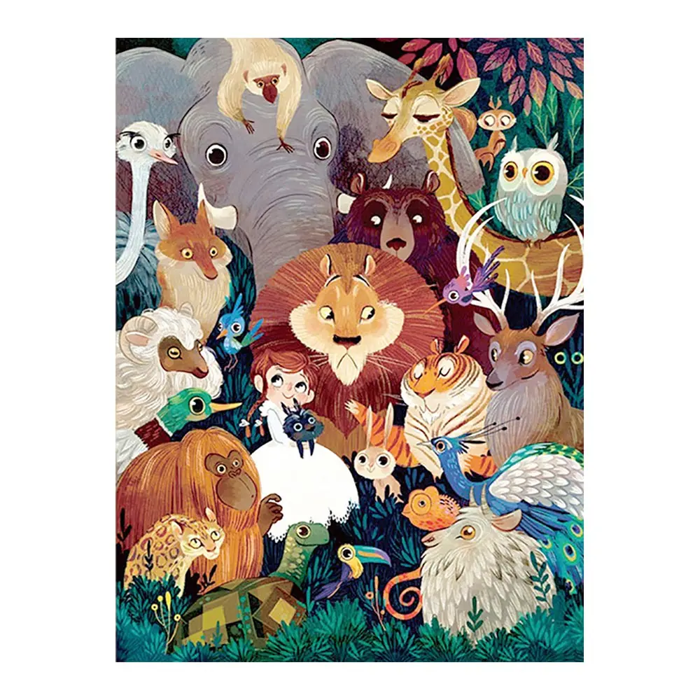 Forest Animal Cartoon Diamond Painting Elephant Lion Monkey Round Full Drill Nouveaute DIY Mosaic Embroidery 5D Cross Stitch
Forest Animal Cartoon Diamond Painting Elephant Lion Monkey Round Full Drill Nouveaute DIY Mosaic Embroidery 5D Cross Stitch