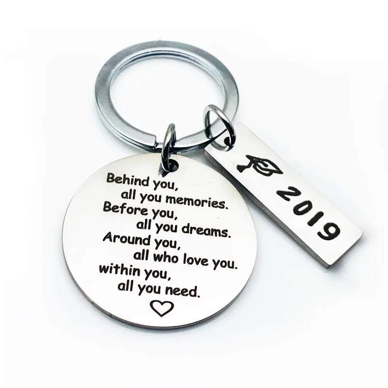 Oeinin Creative Keychain All Your Memories Before You Keyring Bags Reminiscent Letter Color Key Ring Alloy Pendant Accessories | Украшения