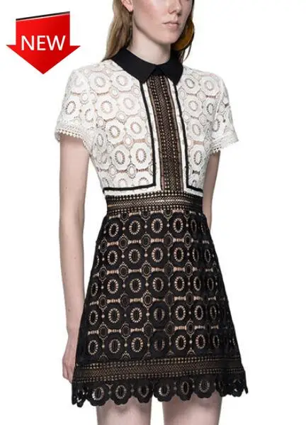 Женское платье с коротким рукавом, черно-белое ажурное модельное платье-мини в стиле пэчворк, вечерние 2022
Женское платье с коротким рукавом, черно-белое ажурное модельное платье-мини в стиле пэчворк, вечерние 2022