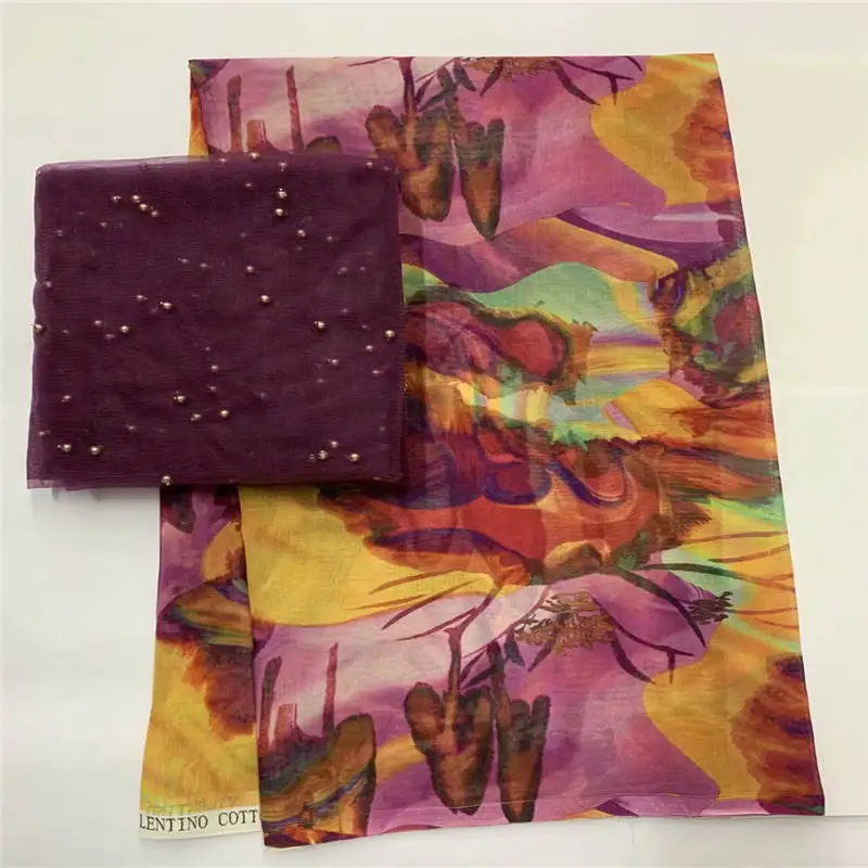 Новейшая мода, высокое качество, швейцарская вуаль, хлопок, африканские кружевные ткани, ткань с принтом для женского платья, 5 + 2 ярда/компле...
Новейшая мода, высокое качество, швейцарская вуаль, хлопок, африканские кружевные ткани, ткань с принтом для женского платья, 5 + 2 ярда/компле...