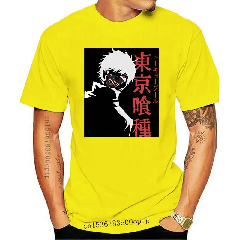 

New Tokyo Ghoul Ken Kaneki Character Officially Licensed Adult T-Shirt Cotton Large Size Tops TShirt Harajuku Tees