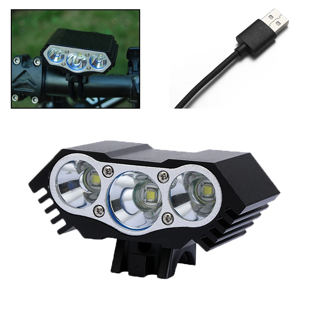 2021 New Glare USB Powered Headlight Rechargeable T6 LED 4 Level Bicycle Light Ipx-7 Waterproof Suitable For Cycling Camping
2021 New Glare USB Powered Headlight Rechargeable T6 LED 4 Level Bicycle Light Ipx-7 Waterproof Suitable For Cycling Camping