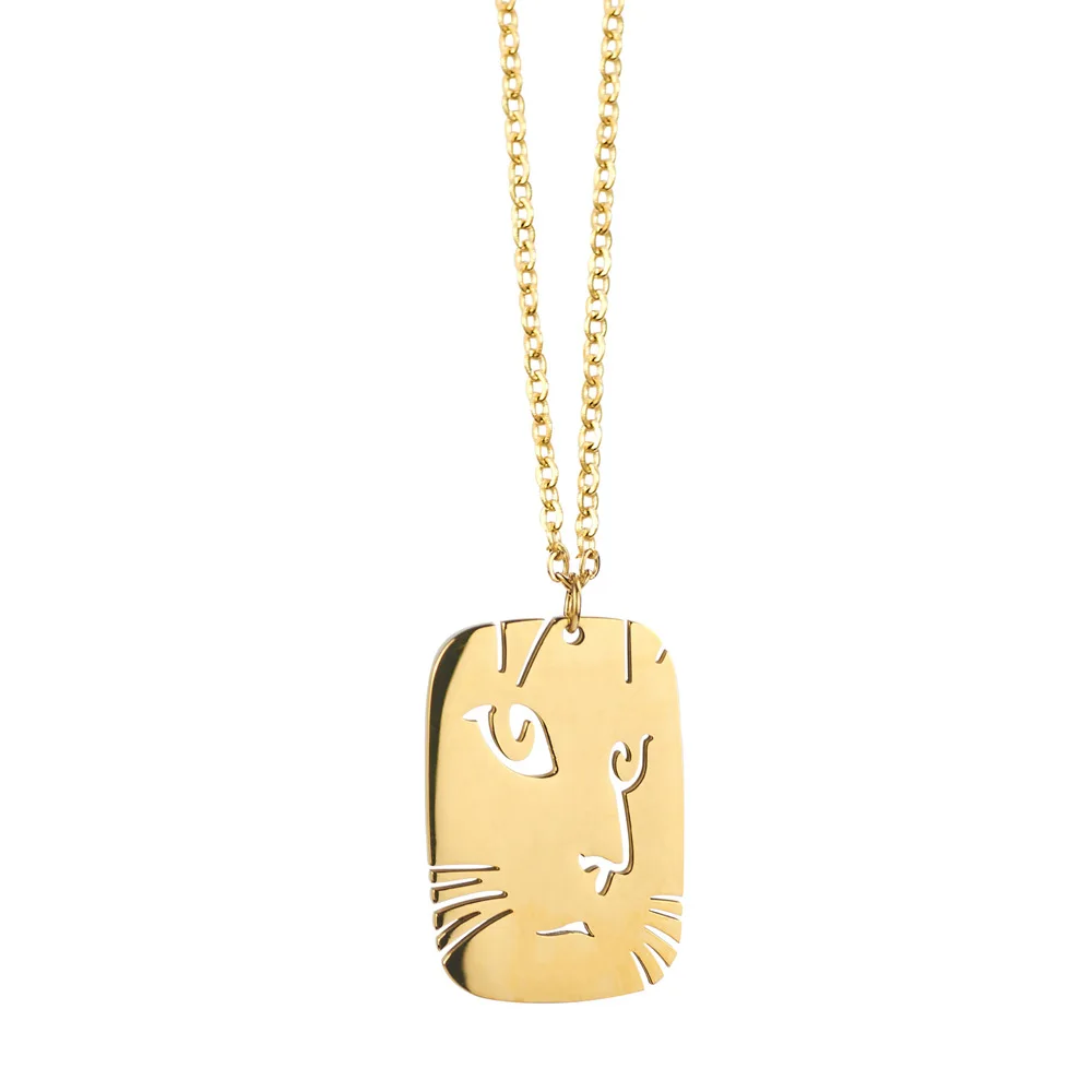 Cute Cat Pendant Necklace Fashion Stainless Steel Necklace for Men Women Metal Chain Necklace Unisex Jewelry Accessories Gifts
Cute Cat Pendant Necklace Fashion Stainless Steel Necklace for Men Women Metal Chain Necklace Unisex Jewelry Accessories Gifts
