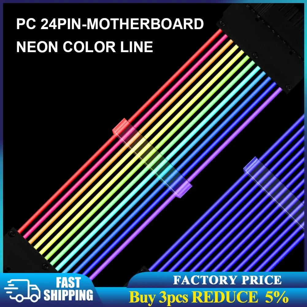 PSU Extension Cable Addressable RGB ATX 24Pin PCIe GPU Dual Triple 8-Pin 6+2P Dual Rainbow Cord PC Case Decoration Accessories
PSU Extension Cable Addressable RGB ATX 24Pin PCIe GPU Dual Triple 8-Pin 6+2P Dual Rainbow Cord PC Case Decoration Accessories