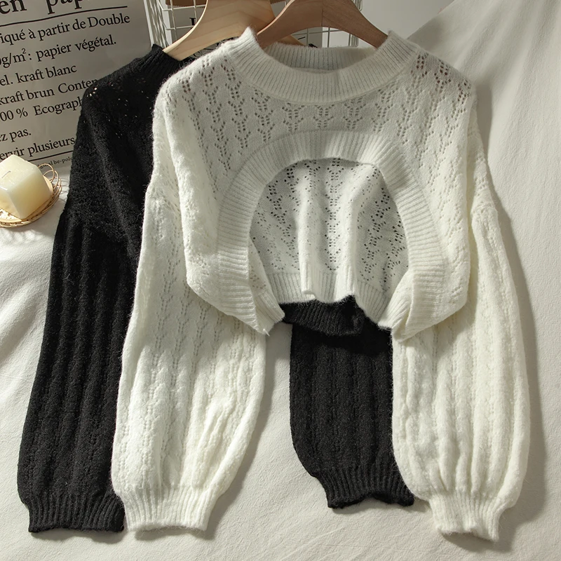 2021 Loose Short Knitted Top Women's Spring New Lazy Thin Round Neck Pullover Long Sleeve Sweater
2021 Loose Short Knitted Top Women's Spring New Lazy Thin Round Neck Pullover Long Sleeve Sweater