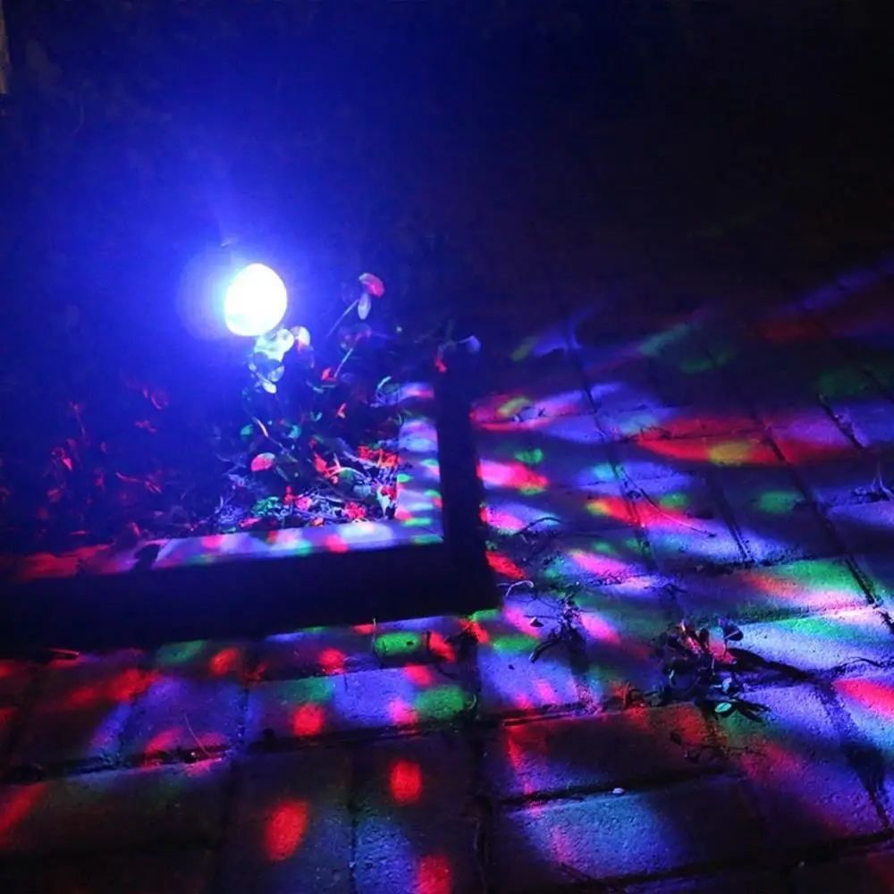 Crystal Projection Lamp Garden Lights Solar Lights Disco Stage Light Solar RGB Rotatable New Fashion
Crystal Projection Lamp Garden Lights Solar Lights Disco Stage Light Solar RGB Rotatable New Fashion