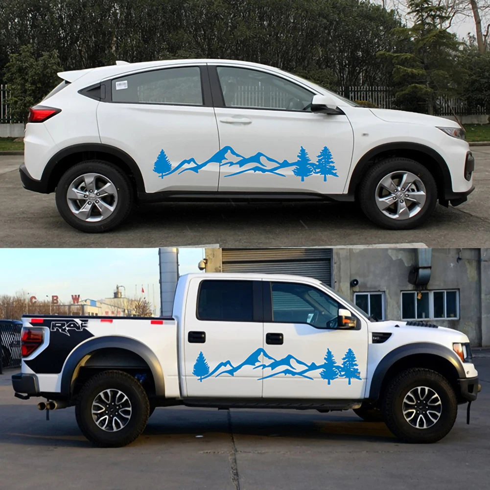 2* Car Art Sticker Mountain Decal Tree Forest Vinyl Graphic Kit For Camper RV Trailer Decor Outdoors Hiking Decals Decoration
2* Car Art Sticker Mountain Decal Tree Forest Vinyl Graphic Kit For Camper RV Trailer Decor Outdoors Hiking Decals Decoration