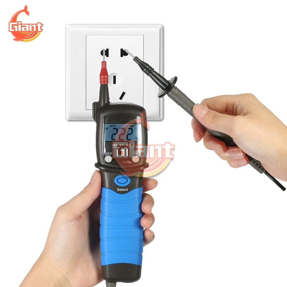 New Digital Multimeter Pen Type Meter AC DC Resistance Diode Tester Voltage Continuity Tester Tool Resistance Meter DC Voltmeter
New Digital Multimeter Pen Type Meter AC DC Resistance Diode Tester Voltage Continuity Tester Tool Resistance Meter DC Voltmeter