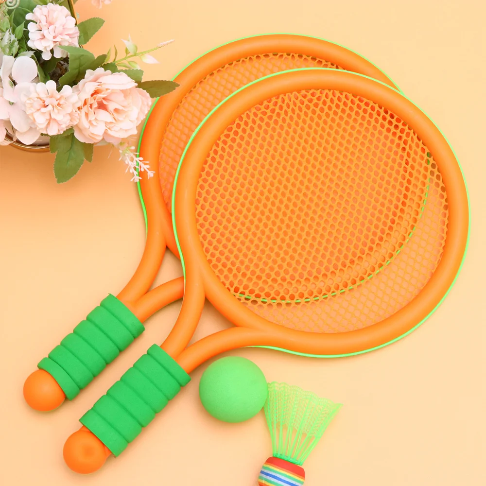 1 Set Kids Outdoor Sports Tool Outdoor Badminton Rackets Tennis Rackets and Set for Kids (Orange) 
1 Set Kids Outdoor Sports Tool Outdoor Badminton Rackets Tennis Rackets and Set for Kids (Orange)