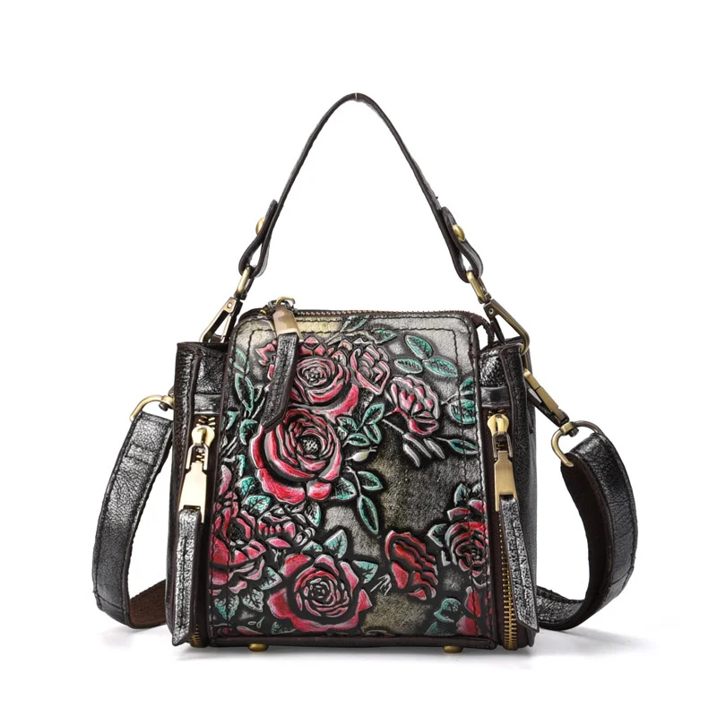 New fashion versatile women's bag leather hand embossed portable one shoulder cross Bucket Bag
New fashion versatile women's bag leather hand embossed portable one shoulder cross Bucket Bag